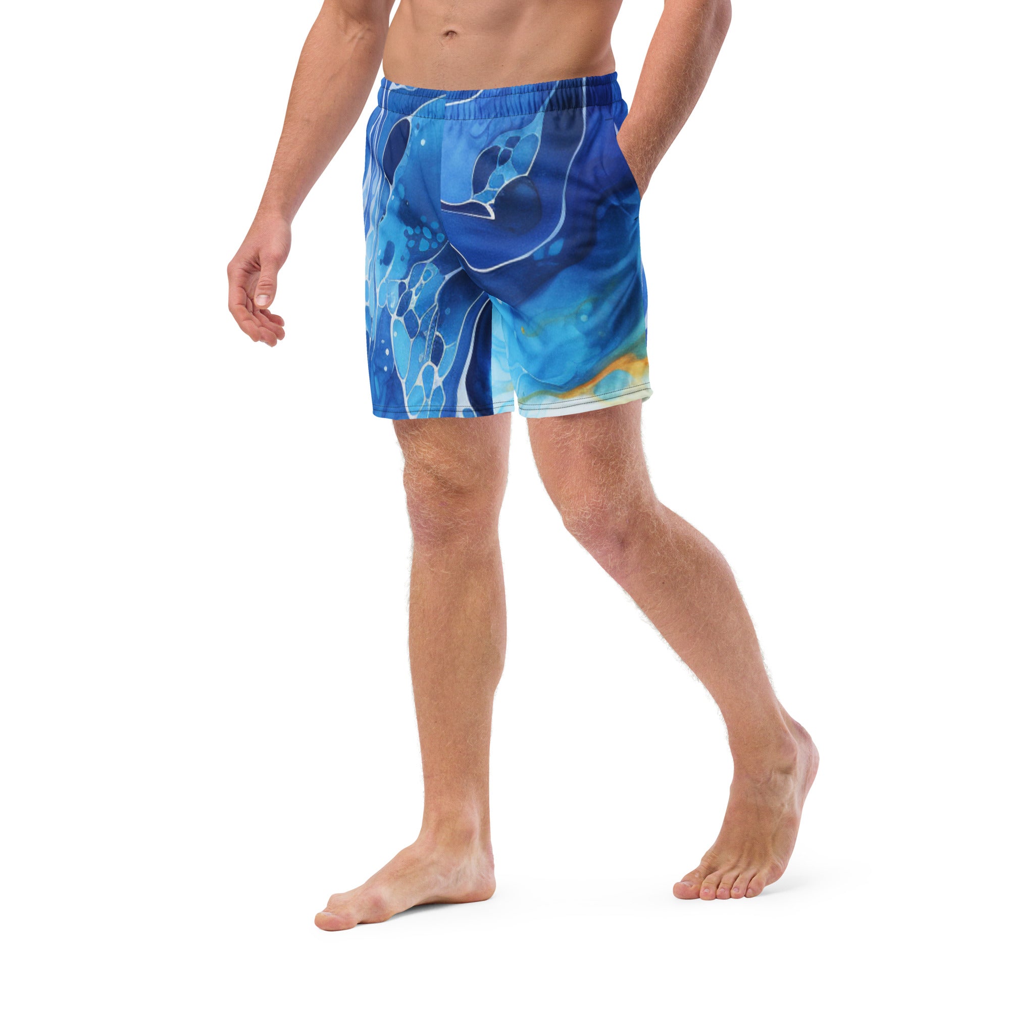 Lazy River Swim Trunks | Chill Vibes Boardshorts for Men - Caster Coast