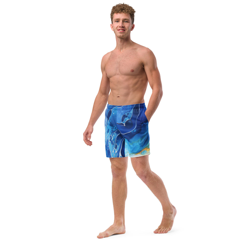 Lazy River Swim Trunks | Chill Vibes Boardshorts for Men - Caster Coast