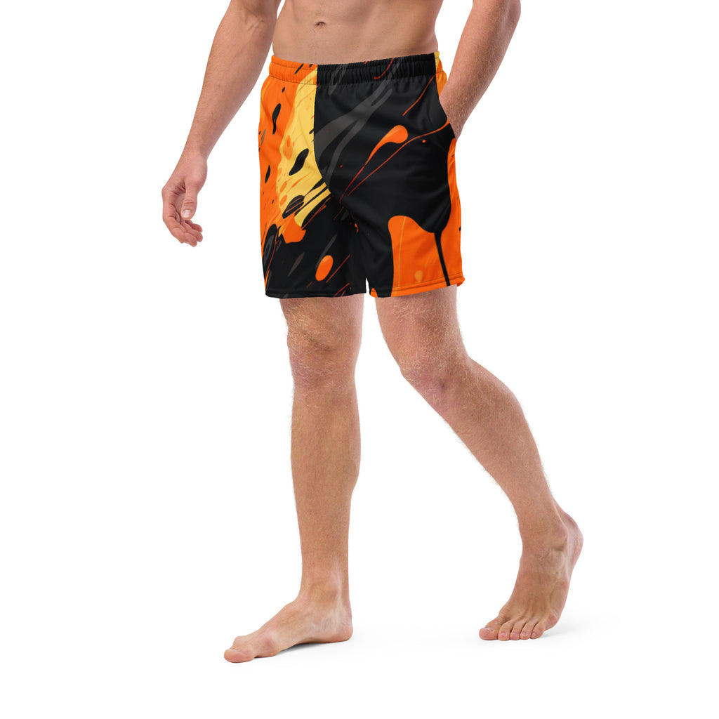 SF Drip Swim Trunks | San Fran Fan Boardshorts for Men