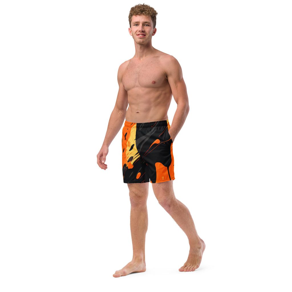 SF Drip Swim Trunks | San Fran Fan Boardshorts for Men