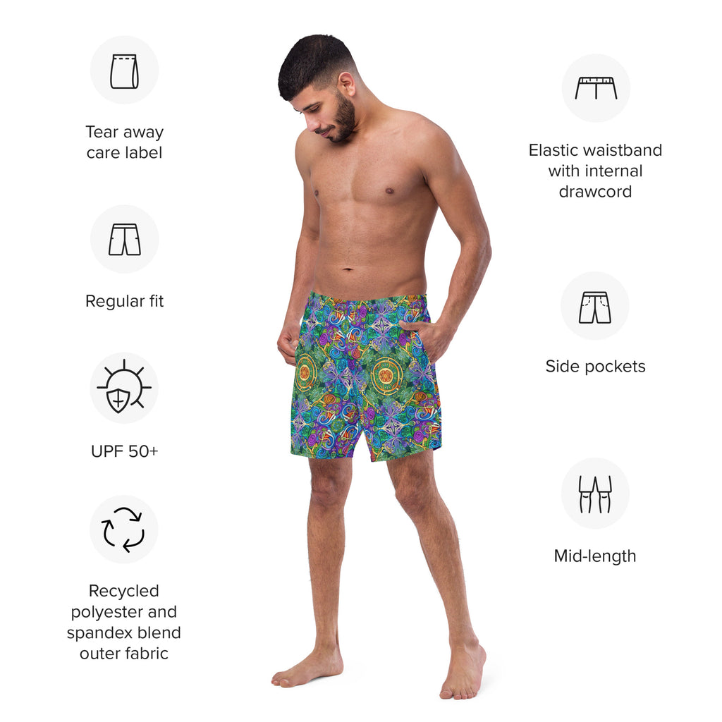 Map of Middle - earth Boardshorts | Lord of the Rings Swimwear - Caster Coast