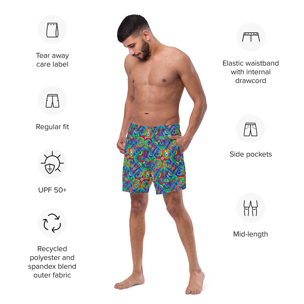 Jedi Mind Trick Droids Boardshorts | Funny Star Wars Swimwear - Caster Coast