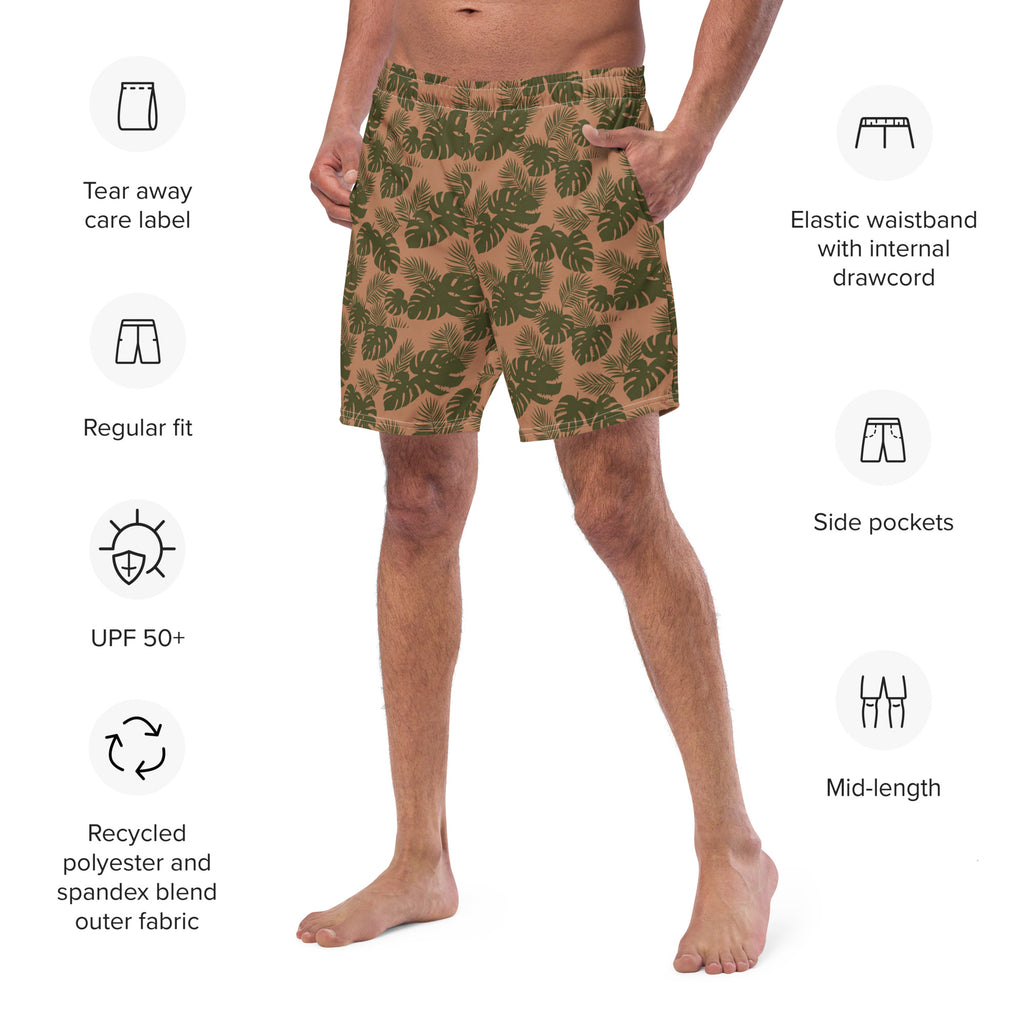 Mimic Leaves - D&D Monster Inspired Board Shorts - Caster Coast