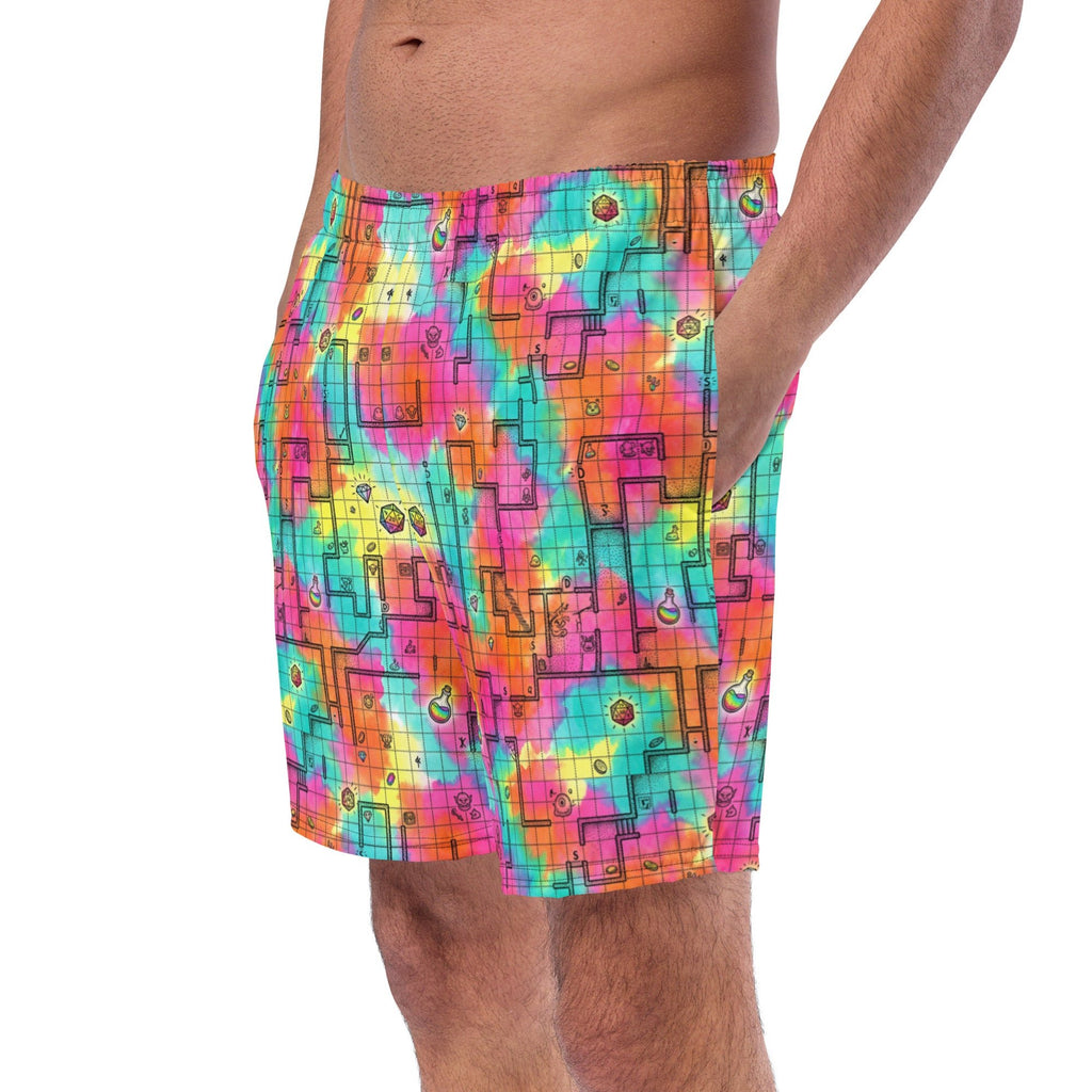 DMs Original Map - D&D Inspired Boardshorts - Caster Coast