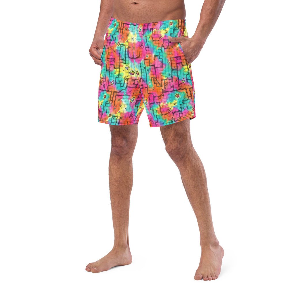 DMs Original Map - D&D Inspired Boardshorts - Caster Coast