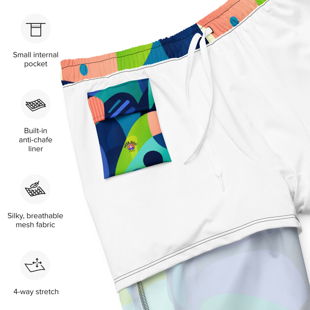 Ocean Breeze Swim Trunks | Coastal Boardshorts for Men - Caster Coast