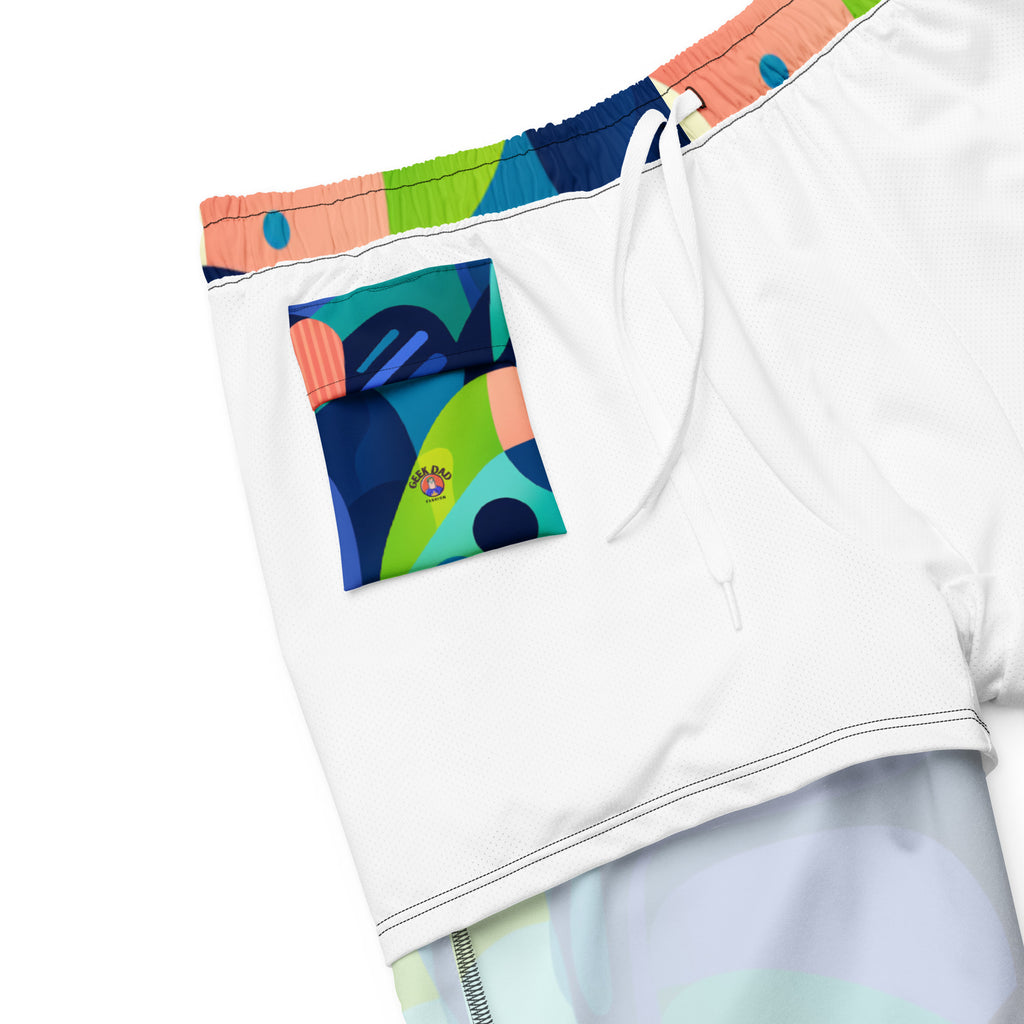 Ocean Breeze Swim Trunks | Coastal Boardshorts for Men - Caster Coast