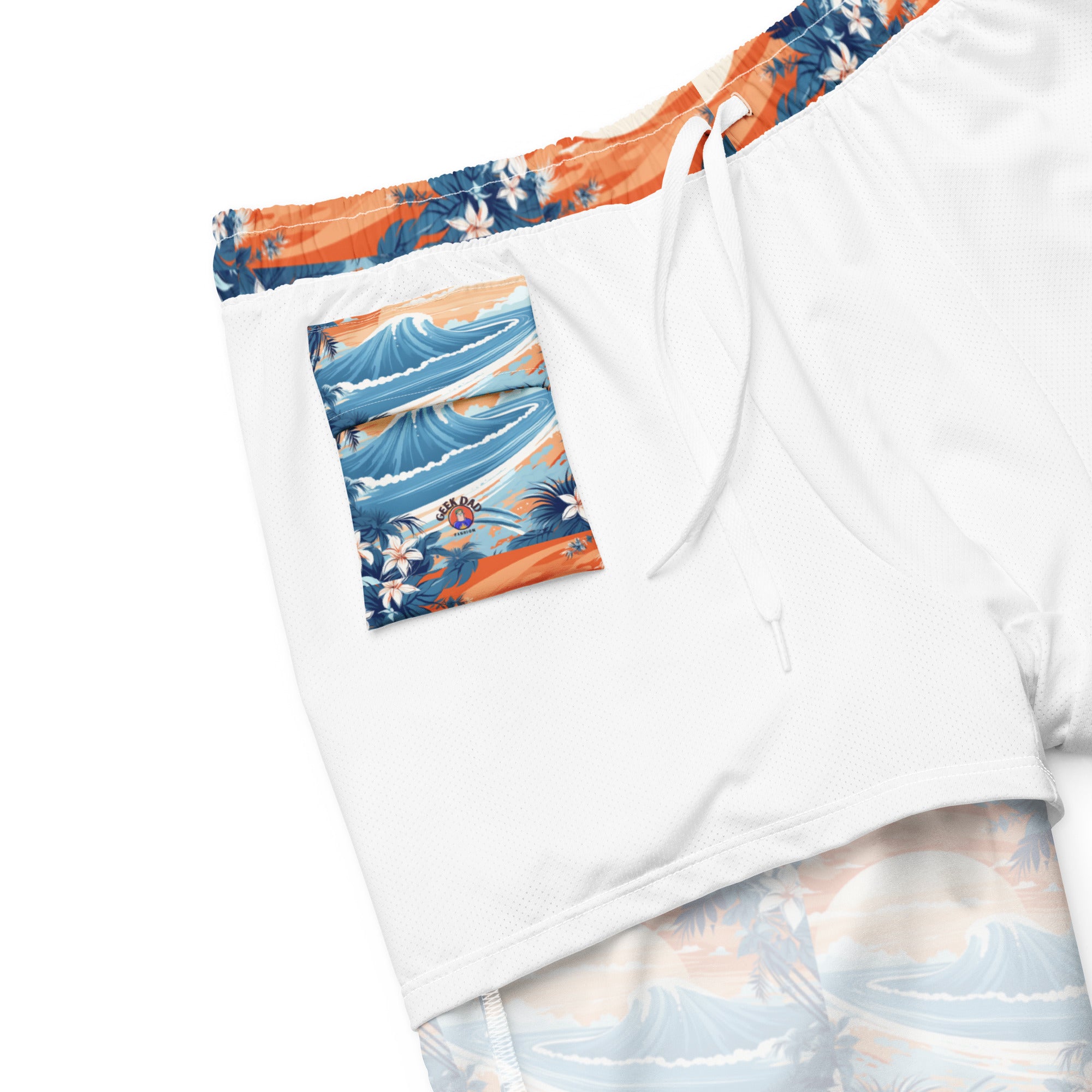 Horde Mode Survival Swim Trunks | Funny Gamer Dad Boardshorts - Caster Coast