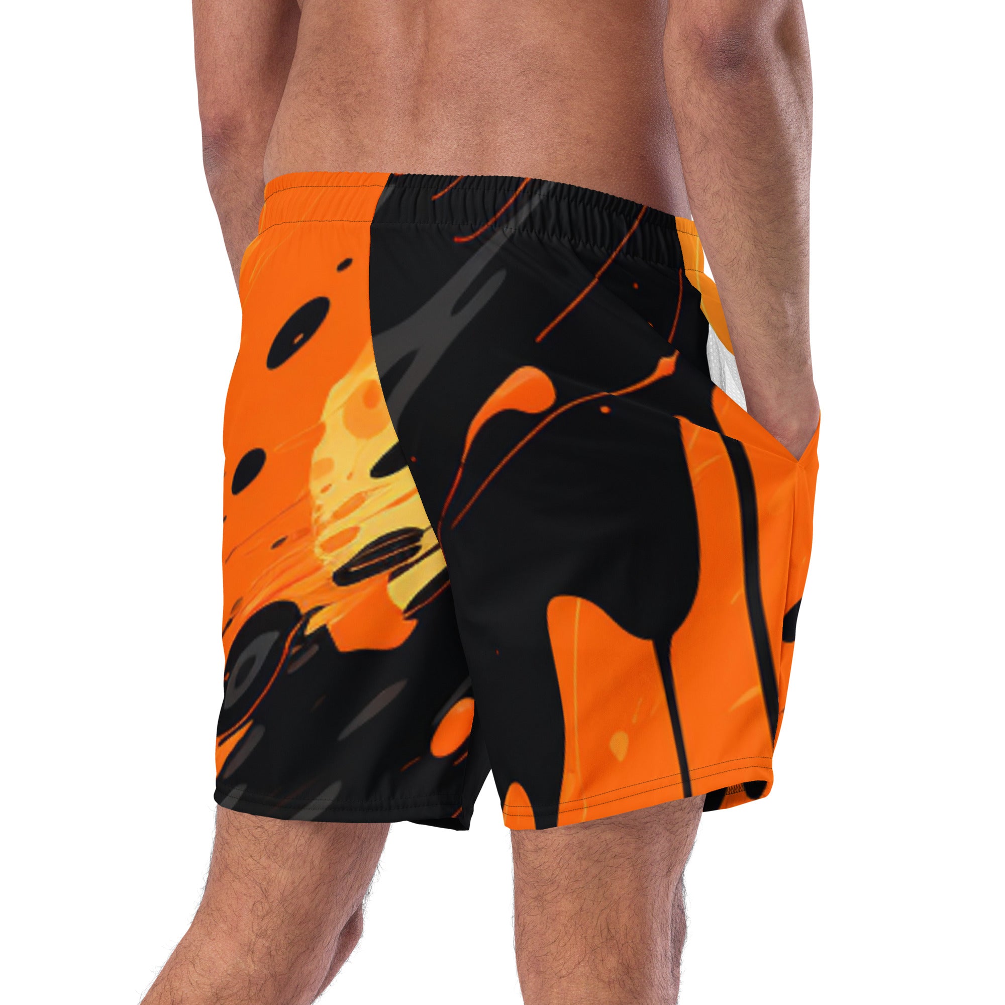 SF Drip Swim Trunks | San Fran Fan Boardshorts for Men