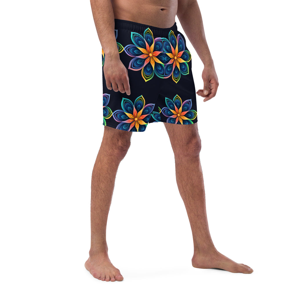 Flowers Swim Trunks | Floral Boardshorts for Men - Caster Coast