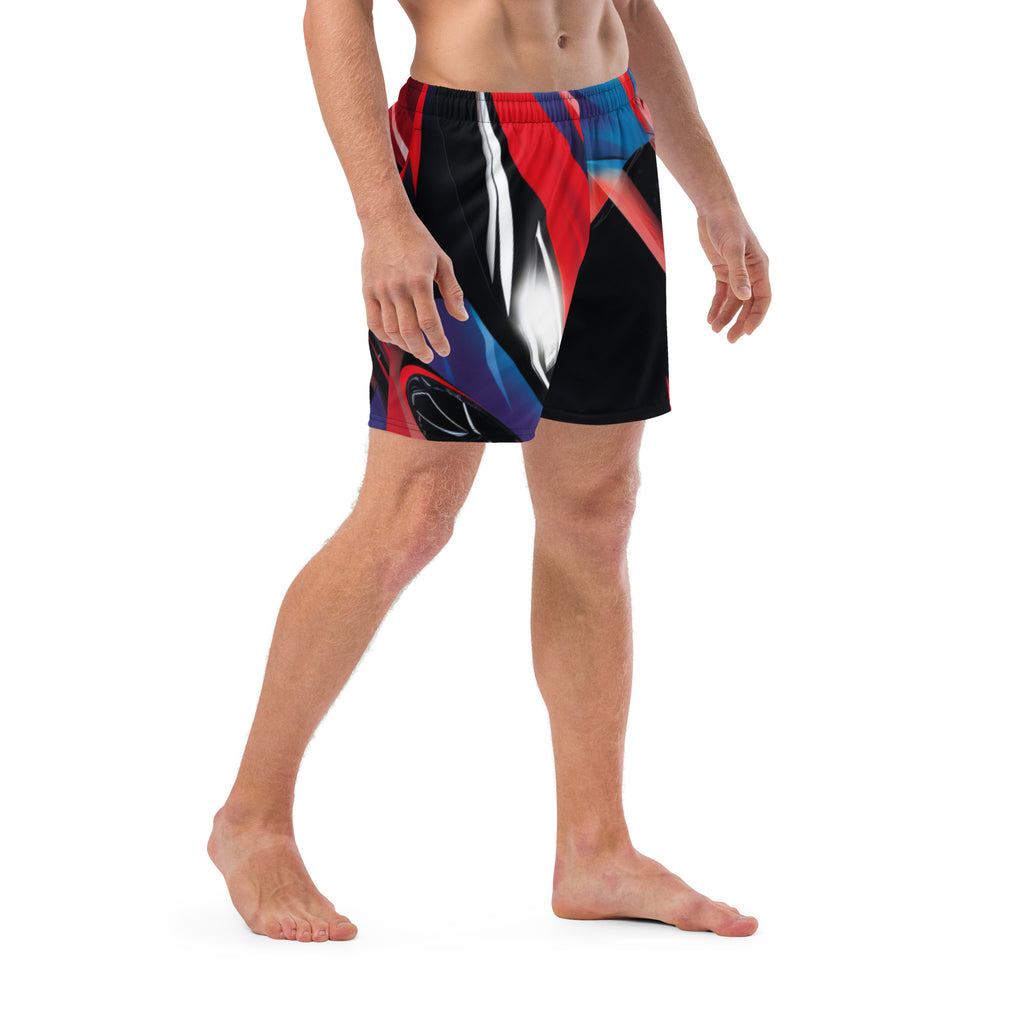 Supercar Swim Trunks | Racing Car Boardshorts for Men - Caster Coast