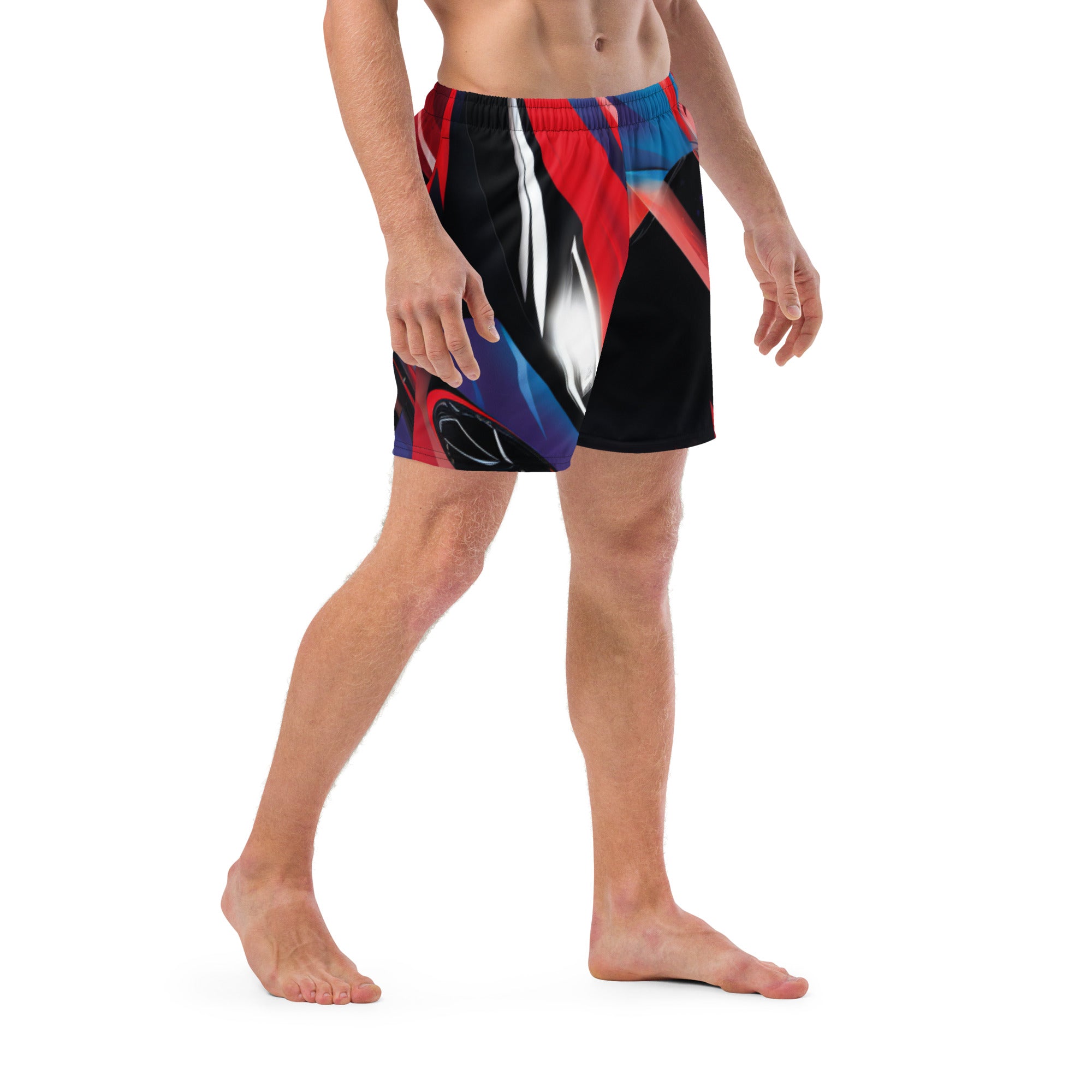 Supercar Swim Trunks | Racing Car Boardshorts for Men