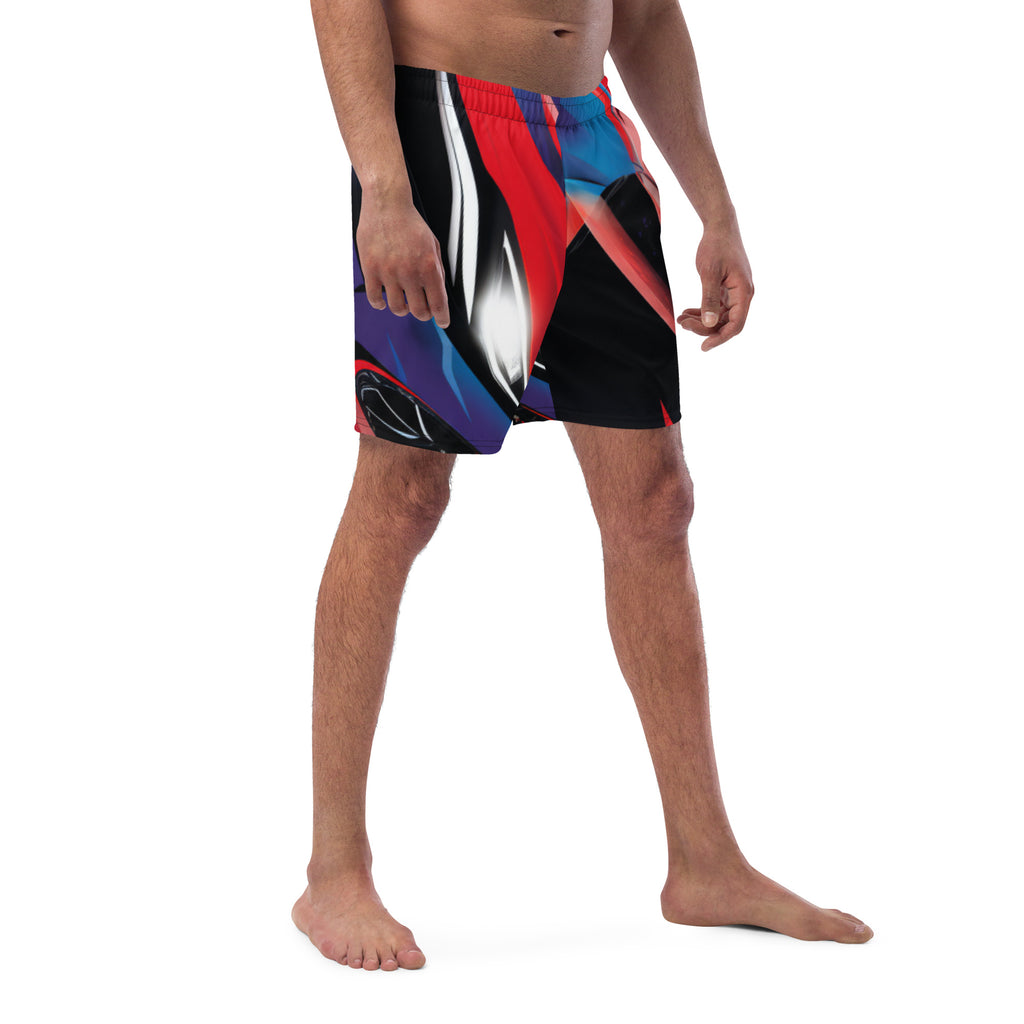 Supercar Swim Trunks | Racing Car Boardshorts for Men - Caster Coast