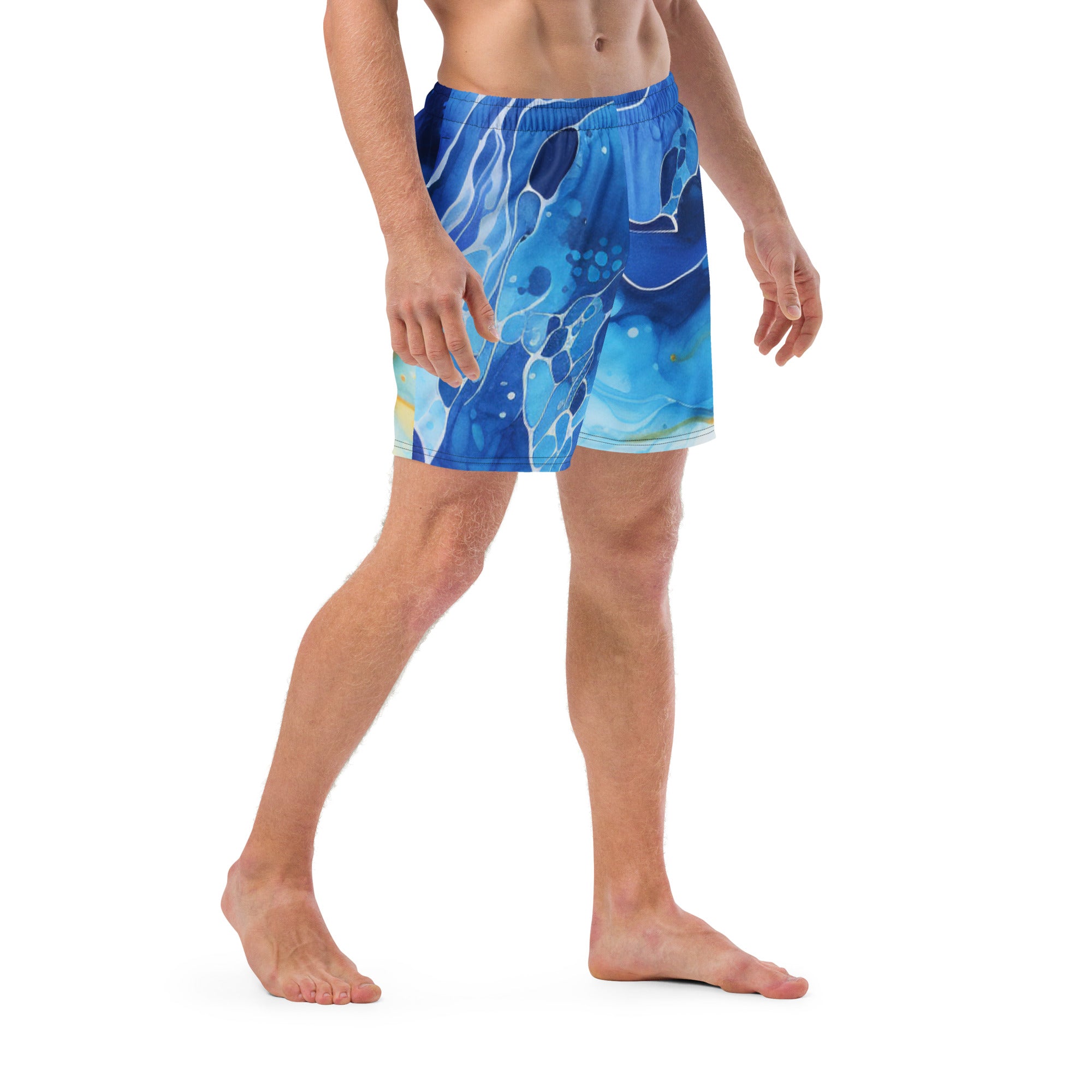 Lazy River Swim Trunks | Chill Vibes Boardshorts for Men - Caster Coast