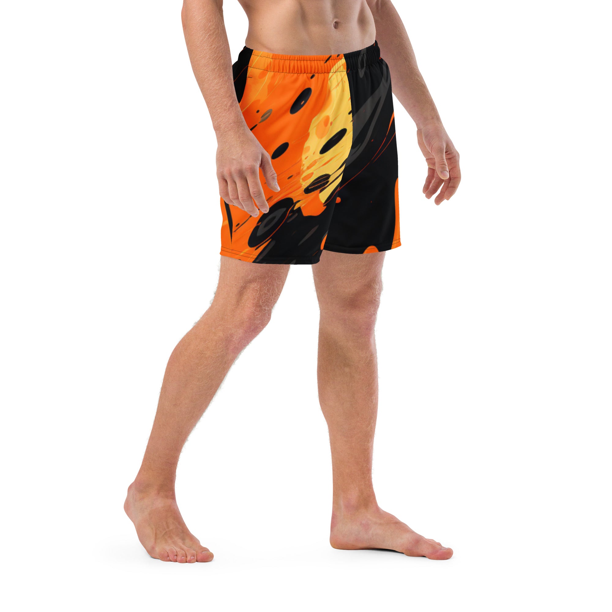 SF Drip Swim Trunks | San Fran Fan Boardshorts for Men