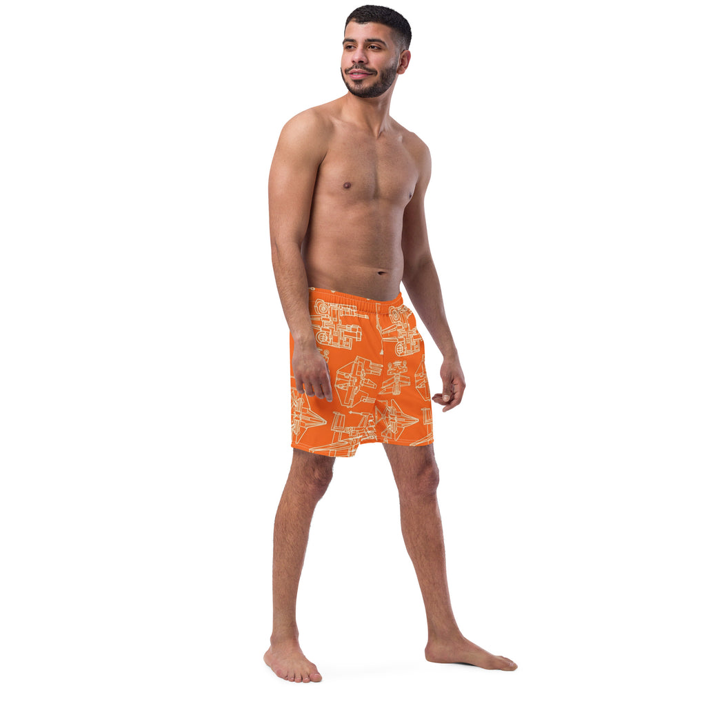 Star Ships Swim Trunks | Star Wars Inspired Men's Swimwear - Caster Coast