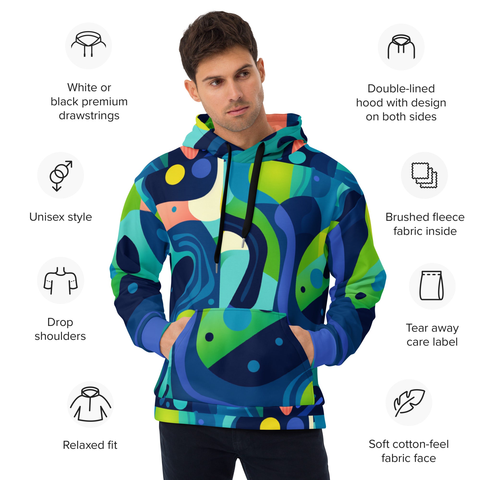 Ocean Fun Unisex Hoodie - Caster Coast