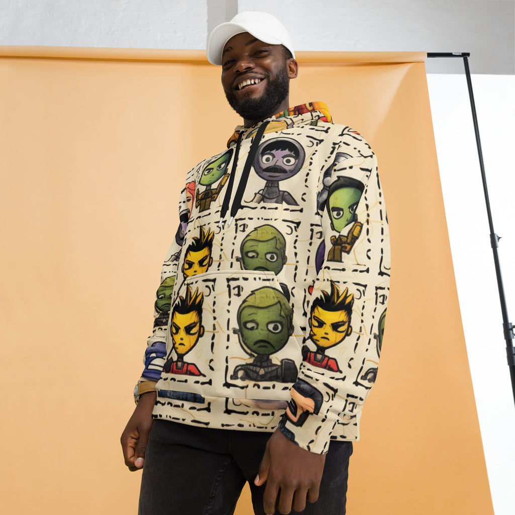 Hero Stamp Collection Unisex Hoodie - Caster Coast