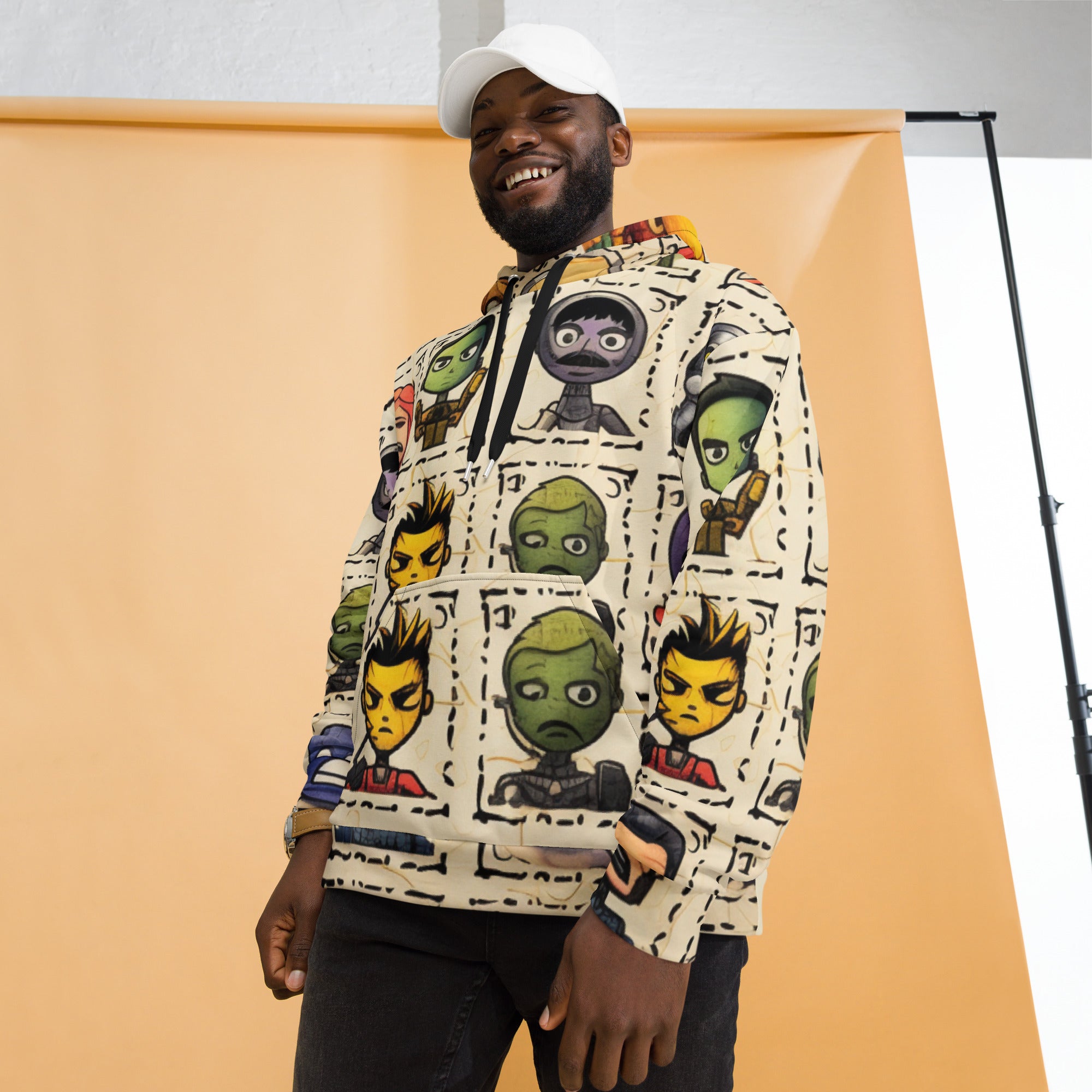 Hero Stamp Collection Unisex Hoodie - Caster Coast