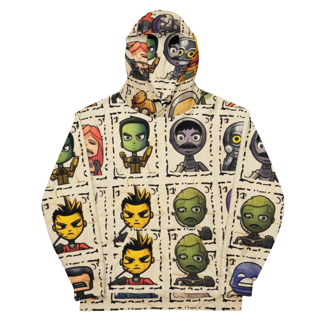 Hero Stamp Collection Unisex Hoodie - Caster Coast