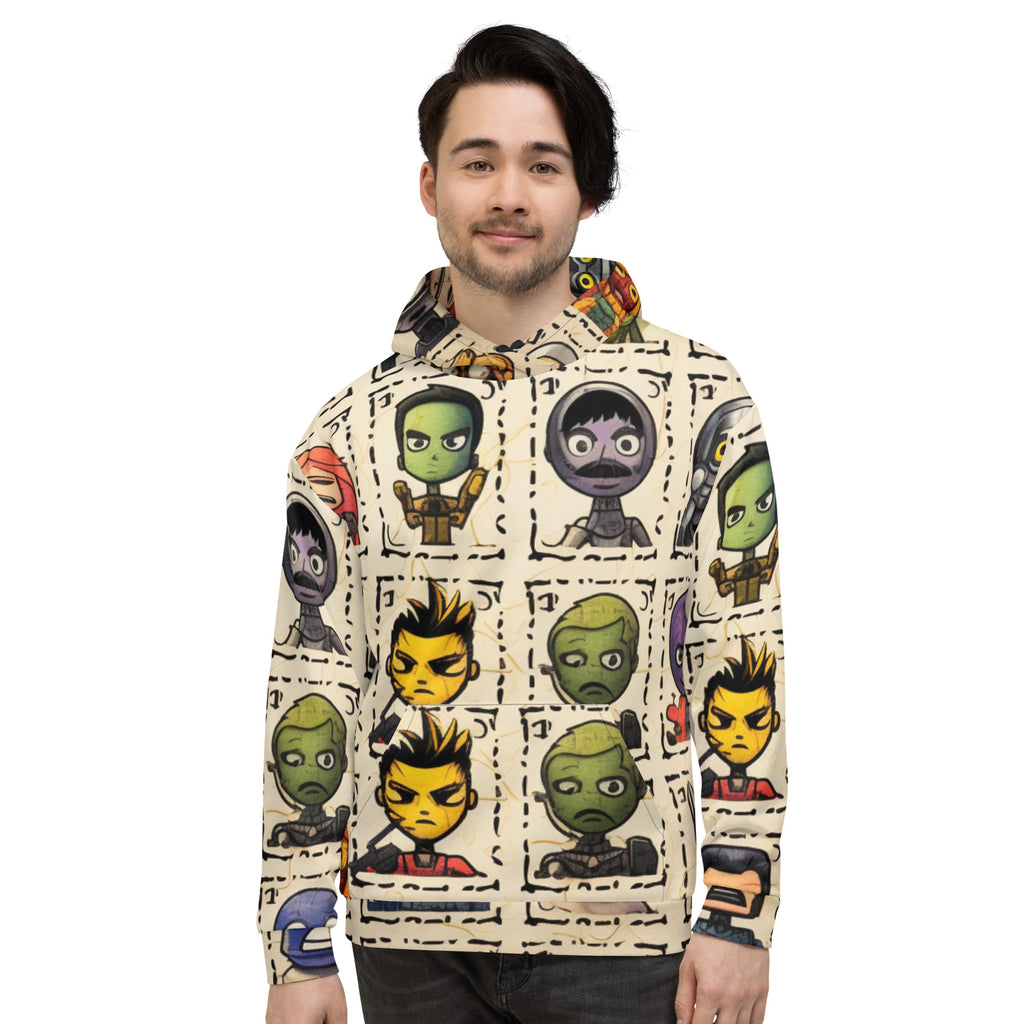 Hero Stamp Collection Unisex Hoodie - Caster Coast