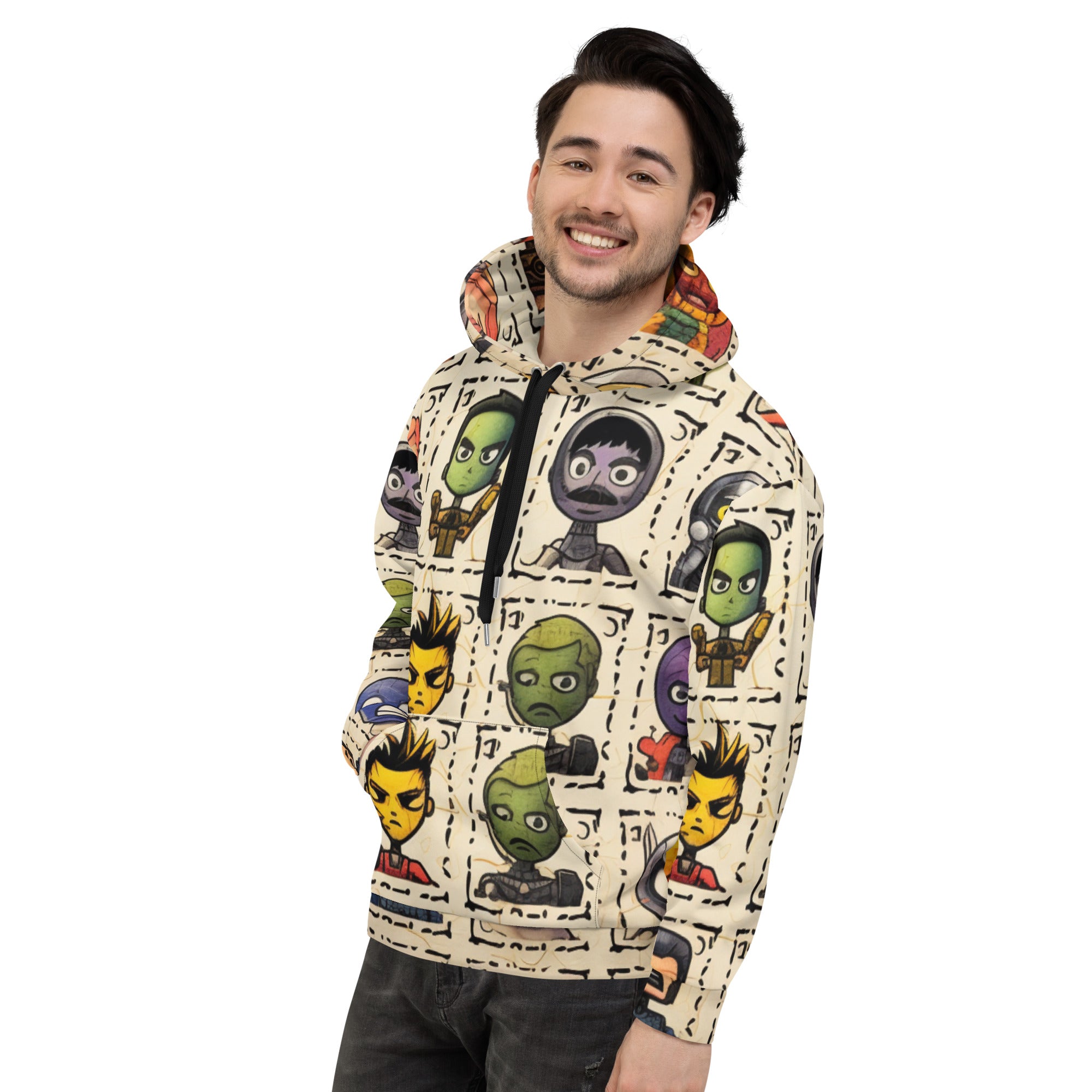 Hero Stamp Collection Unisex Hoodie - Caster Coast