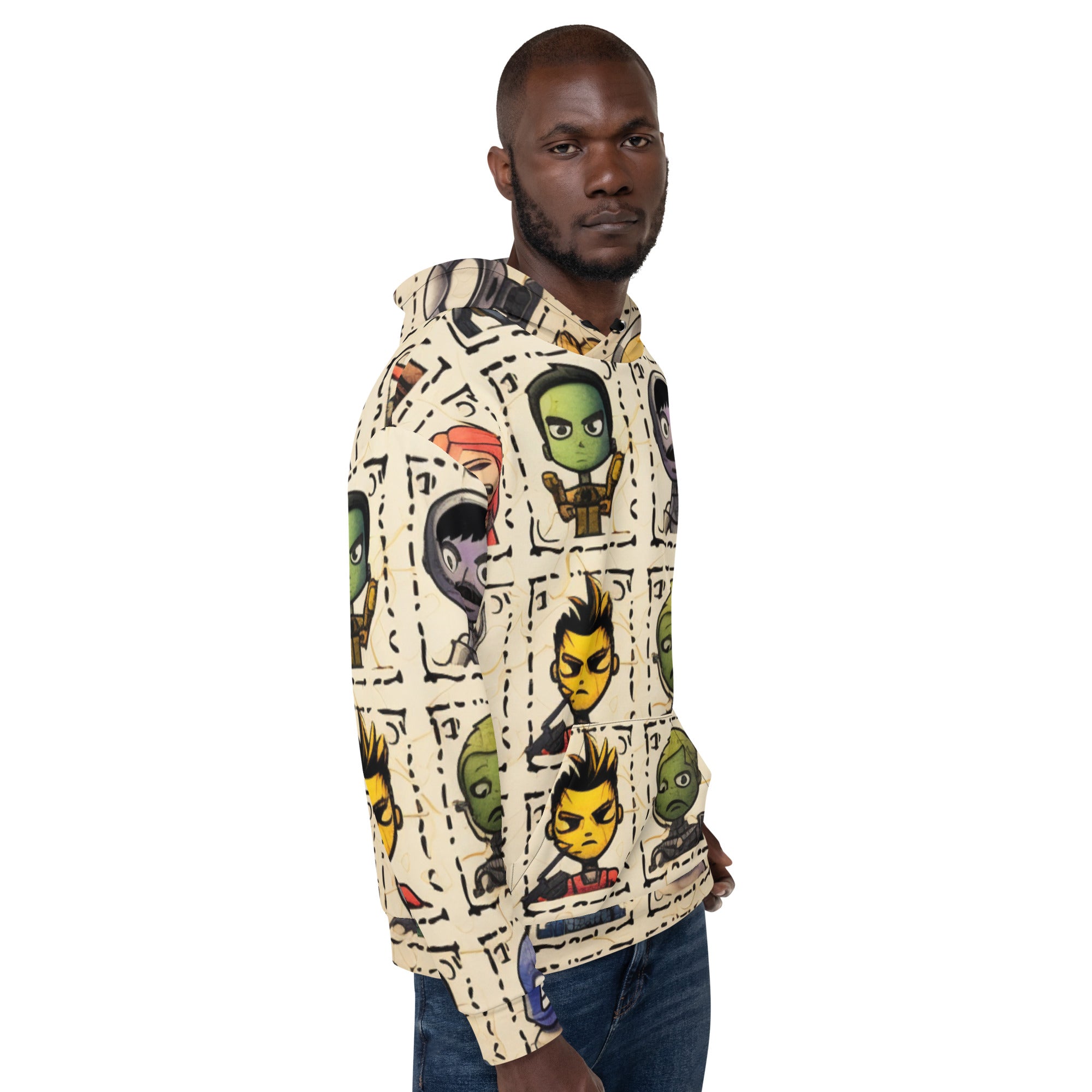 Hero Stamp Collection Unisex Hoodie - Caster Coast