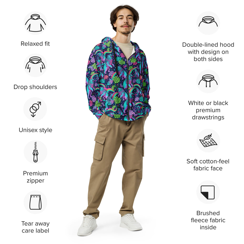 Owlbear Cozy Zip Hoodie - D&D Inspired Sweatshirt - Caster Coast