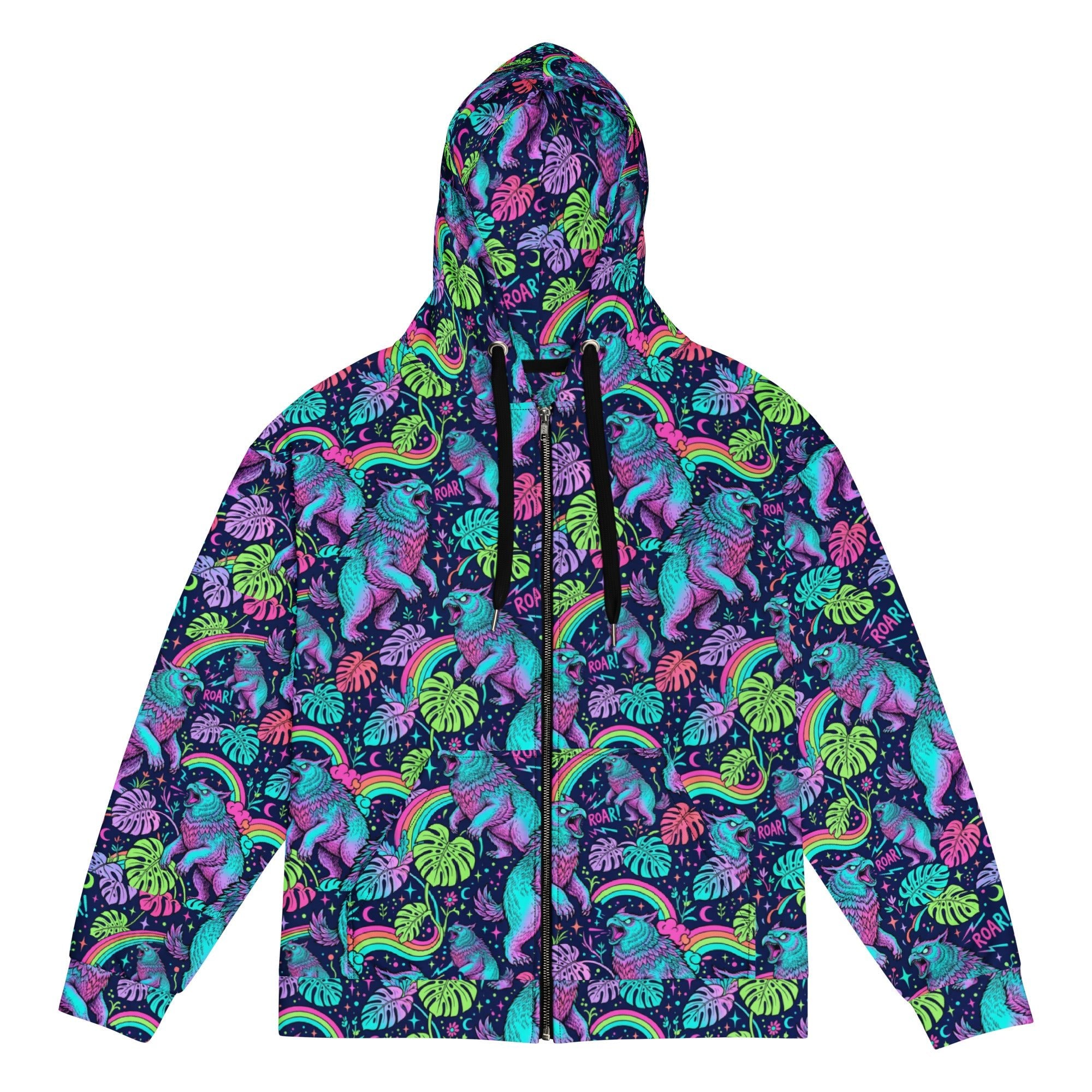 Owlbear Cozy Zip Hoodie - D&D Inspired Sweatshirt - Caster Coast