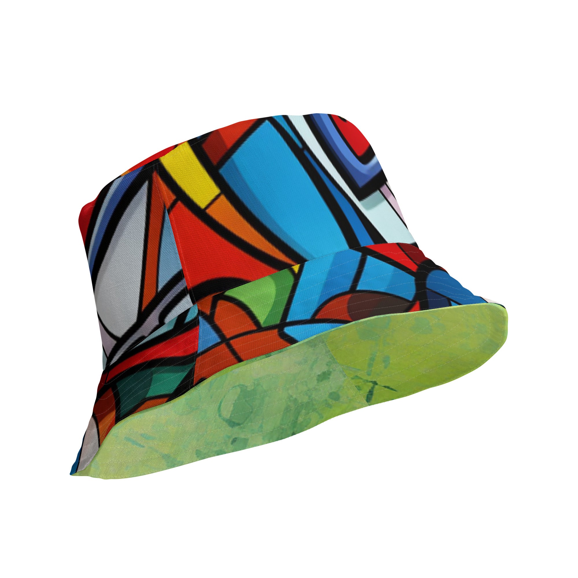 Abstract Hero Reversible bucket hat - Caster Coast