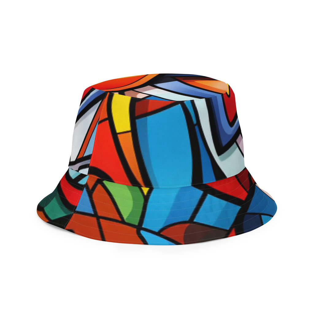 Abstract Hero Reversible bucket hat - Caster Coast