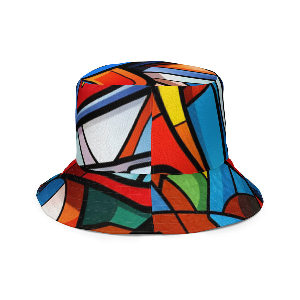Abstract Hero Reversible bucket hat - Caster Coast