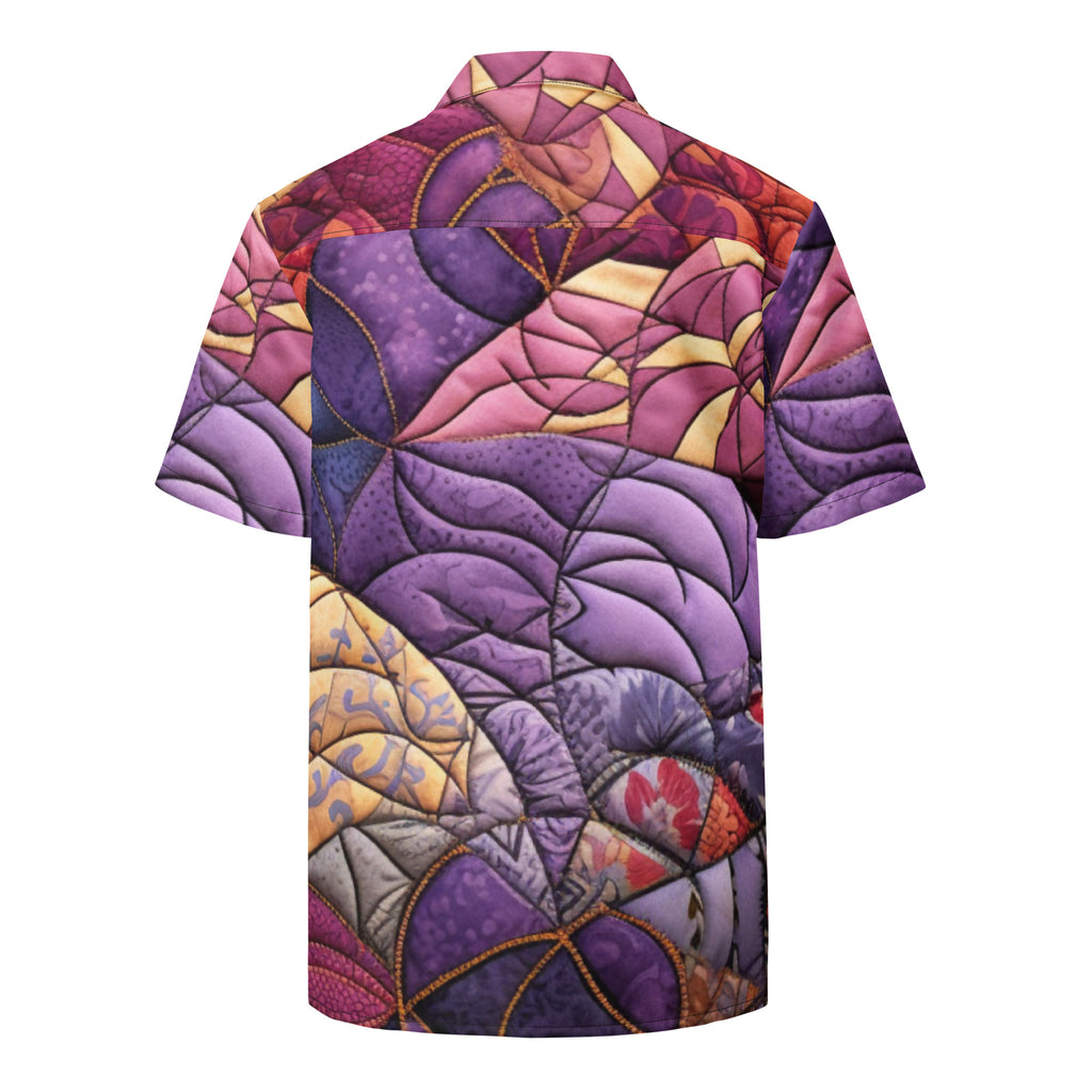Grandma's Quilted Button - Up Shirt | Cozy Quilt Pattern Shirt - Caster Coast