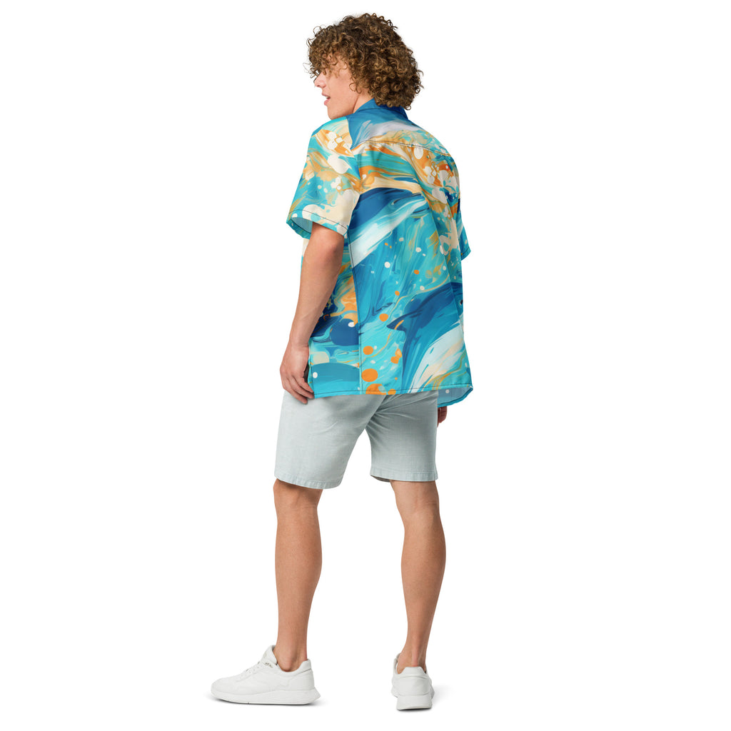 Miami Fan Button - Up Shirt | Football Shirt - Caster Coast