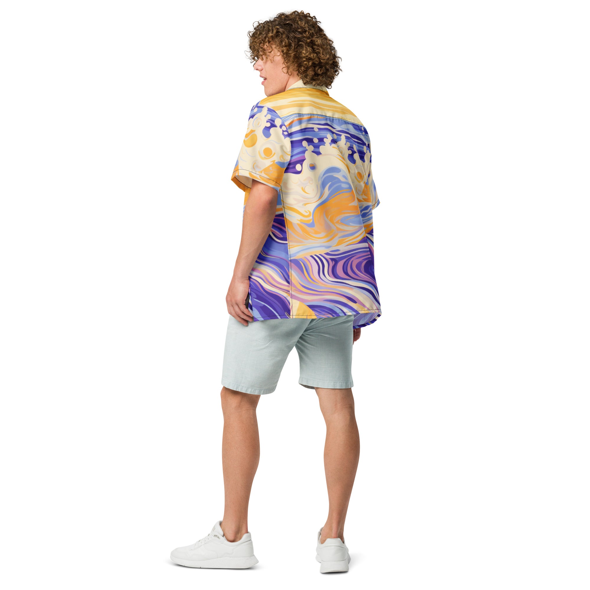 LA Fan Button-Up Shirt | Basketball Shirt