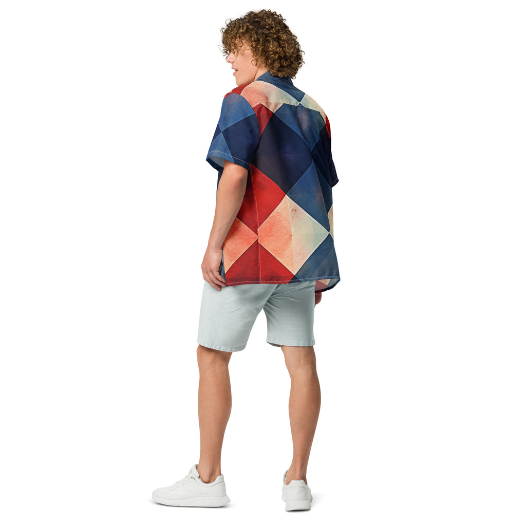 Mr. Argyle Button - Up Shirt | Classic Pattern Shirt - Caster Coast