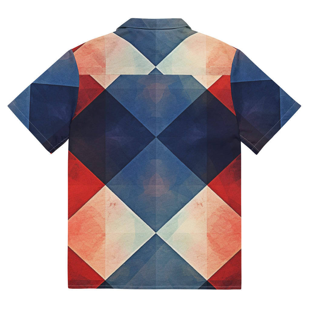 Mr. Argyle Button - Up Shirt | Classic Pattern Shirt - Caster Coast