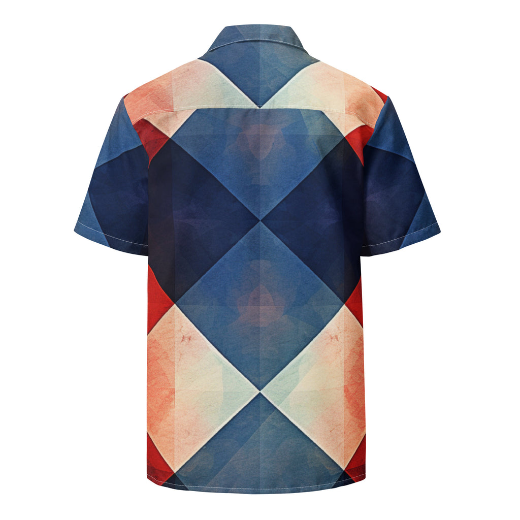 Mr. Argyle Button - Up Shirt | Classic Pattern Shirt - Caster Coast
