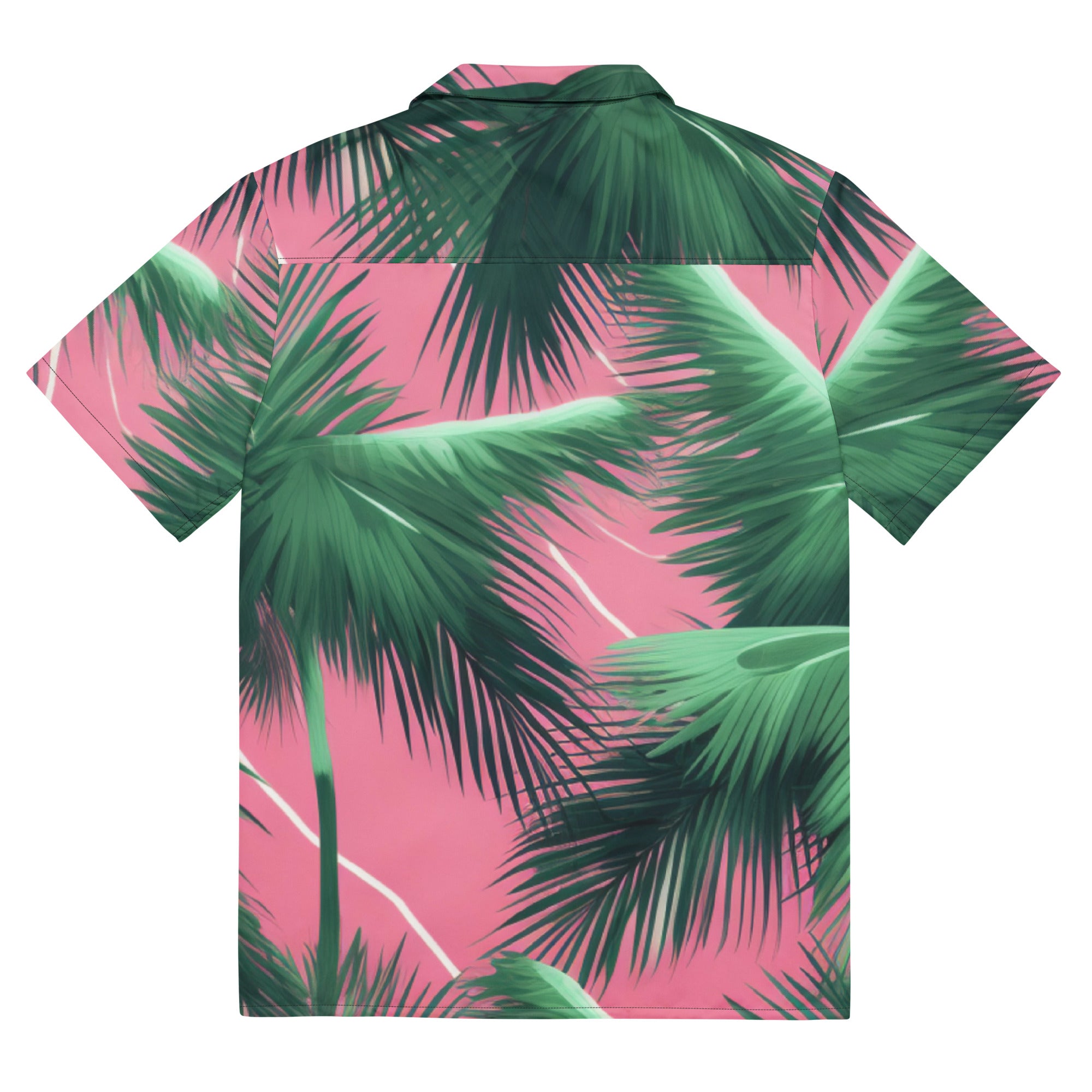 Pink Tropics Button - Up Shirt | Tropical Summer Shirt - Caster Coast