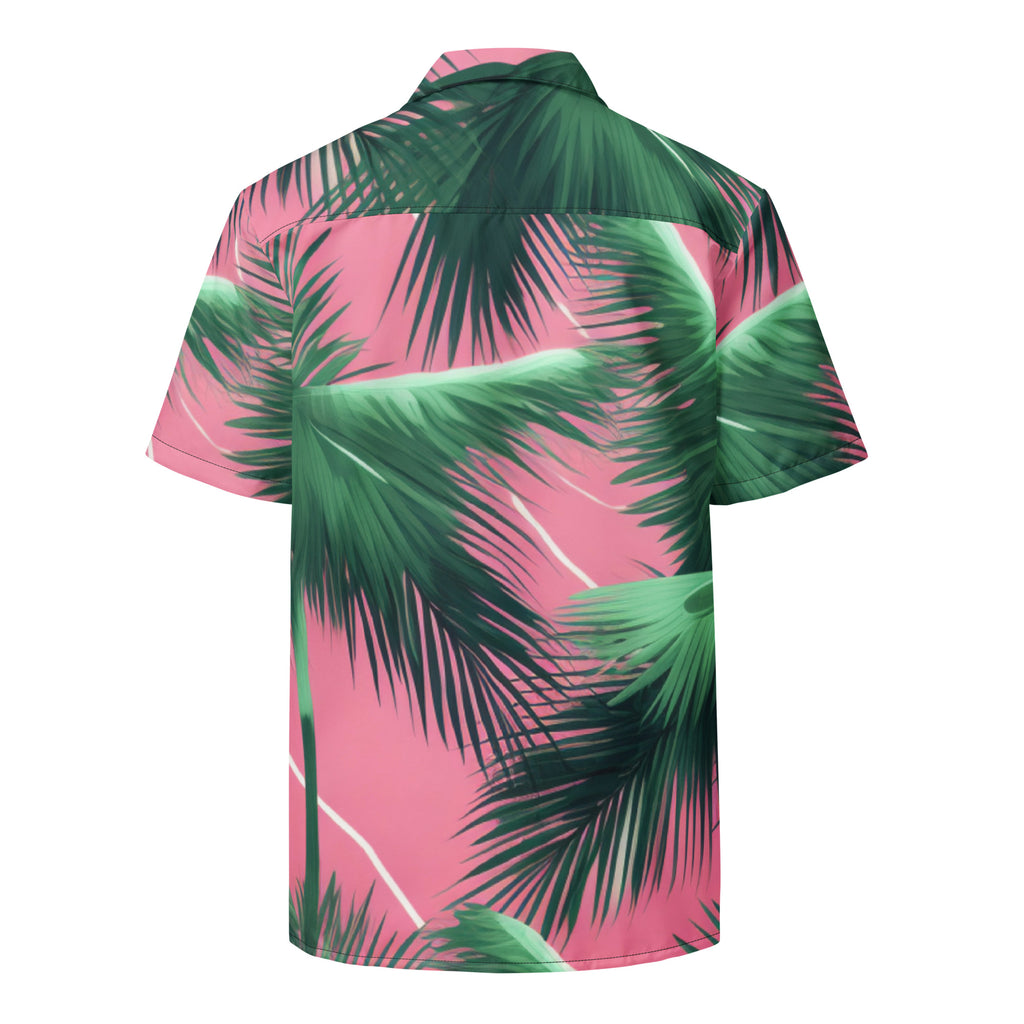 Pink Tropics Button - Up Shirt | Tropical Summer Shirt - Caster Coast