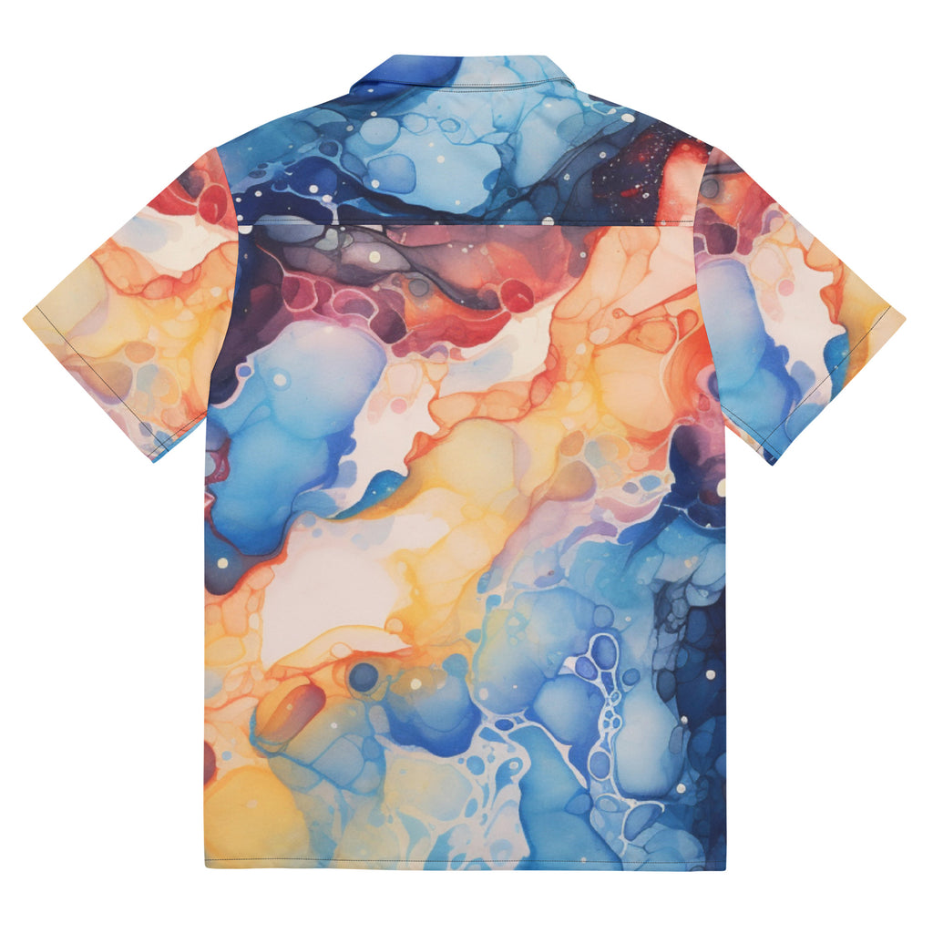 Surreal Space Button - Up Shirt | Psychedelic Sci - Fi Shirt - Caster Coast