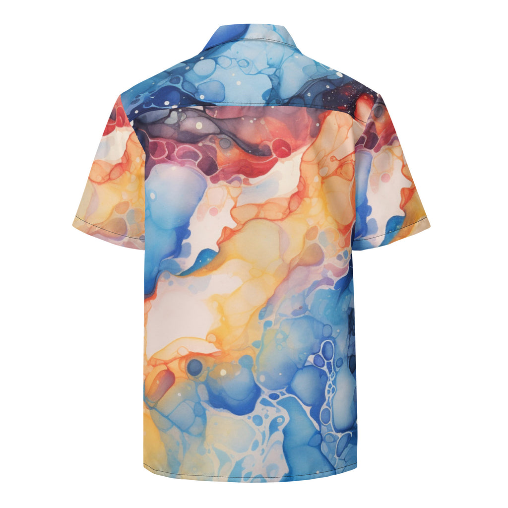 Surreal Space Button - Up Shirt | Psychedelic Sci - Fi Shirt - Caster Coast
