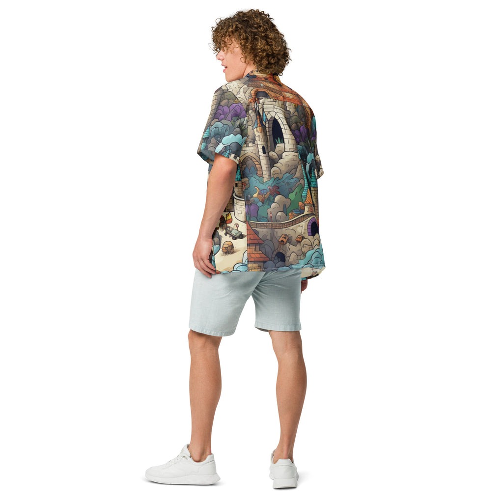 Castleland Button - Up | Fantasy Castle Shirt | Caster Coast - Caster Coast