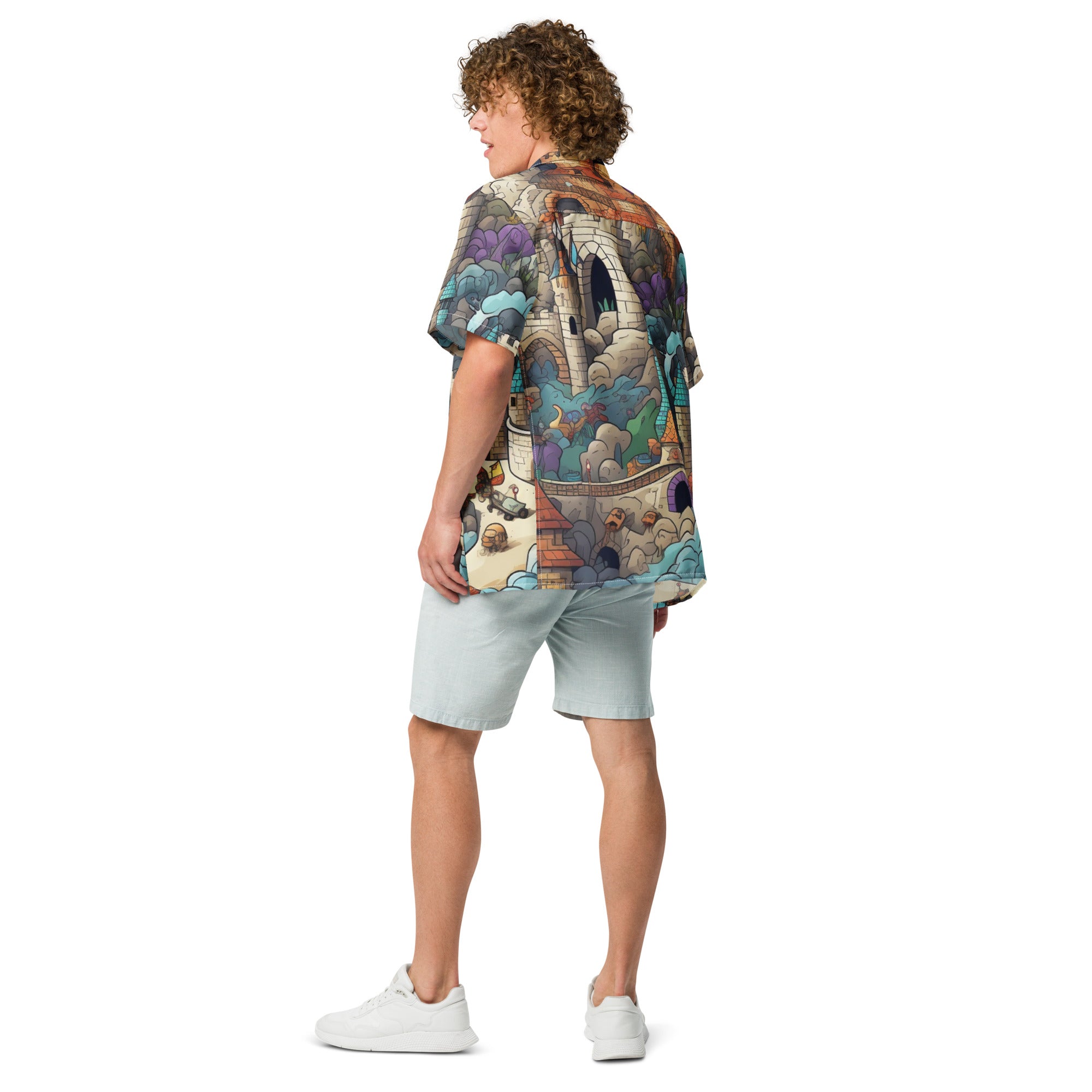 Castleland Button - Up | Fantasy Castle Shirt | Caster Coast - Caster Coast