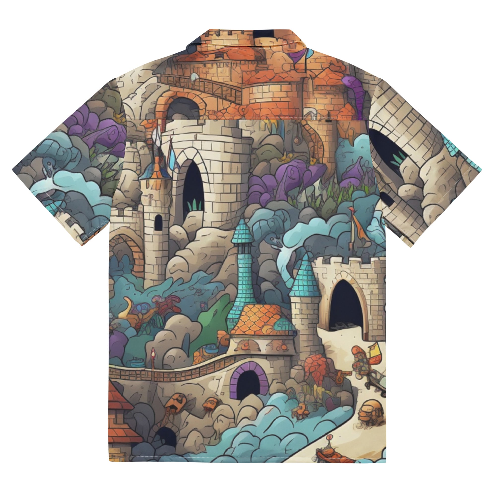 Castleland Button - Up | Fantasy Castle Shirt | Caster Coast - Caster Coast