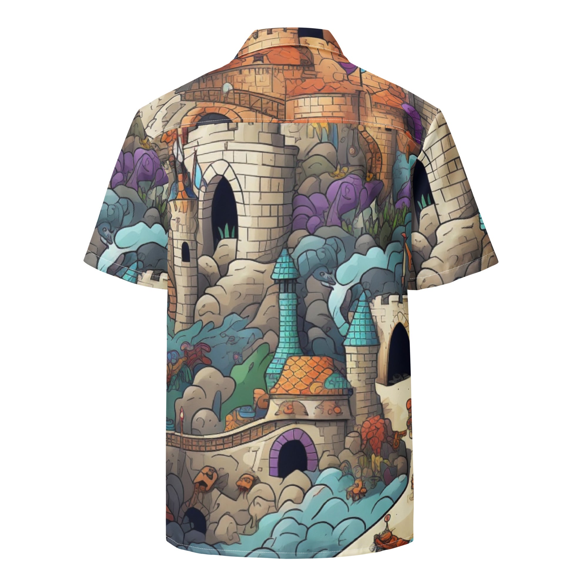 Castleland Button - Up | Fantasy Castle Shirt | Caster Coast - Caster Coast