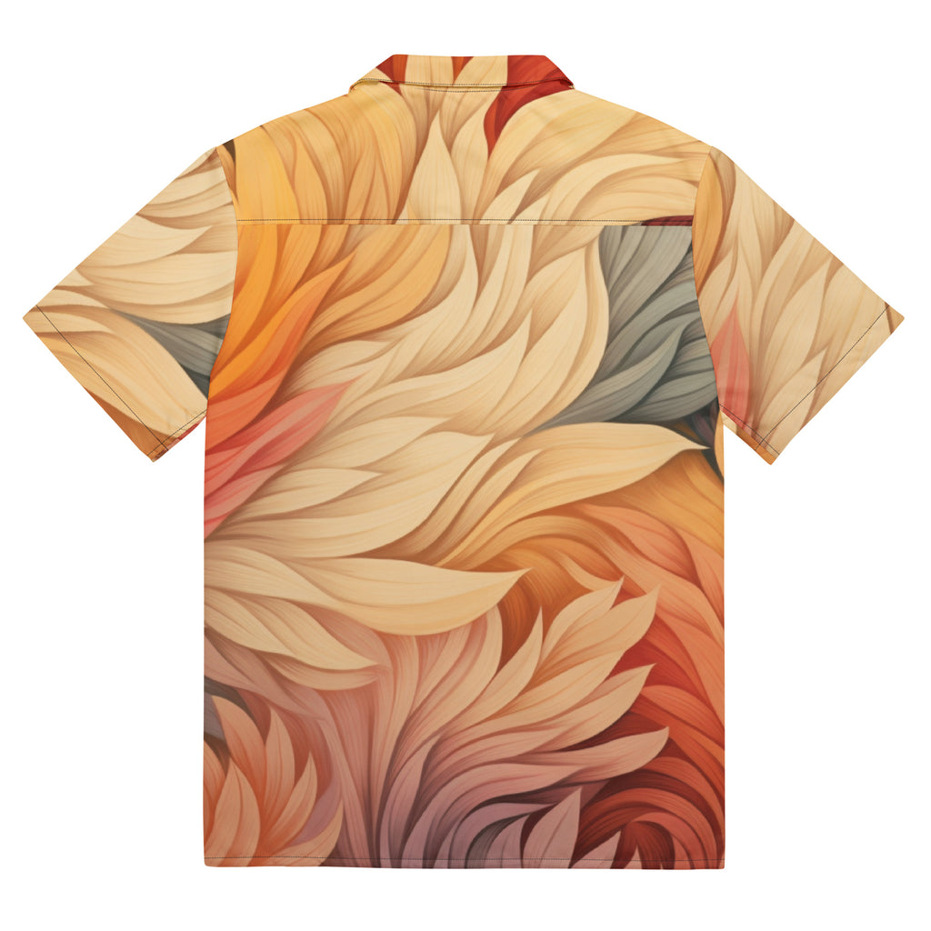 Amazing Fall Button - Up Shirt | Autumn Foliage Shirt - Caster Coast