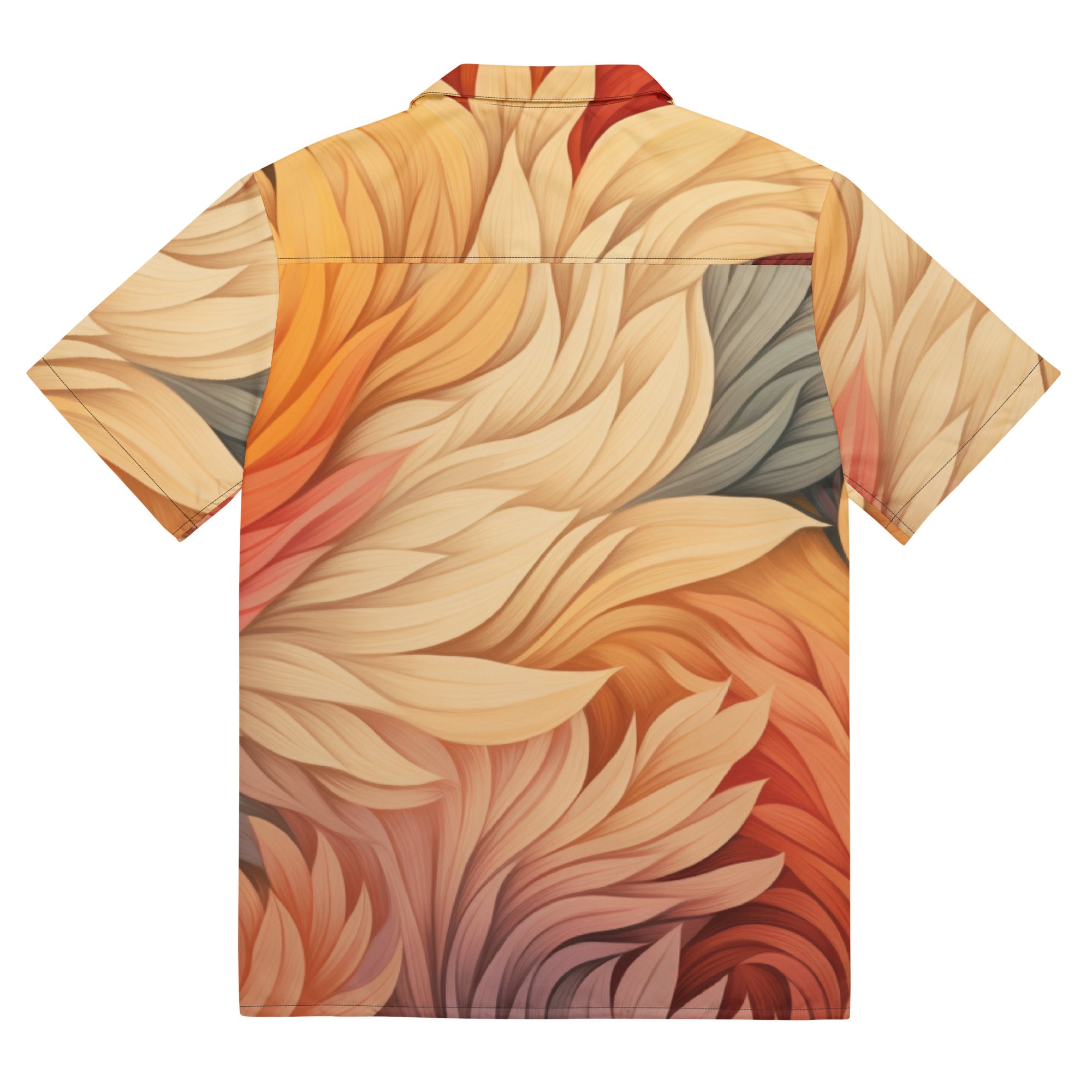 Amazing Fall Button - Up Shirt | Autumn Foliage Shirt - Caster Coast