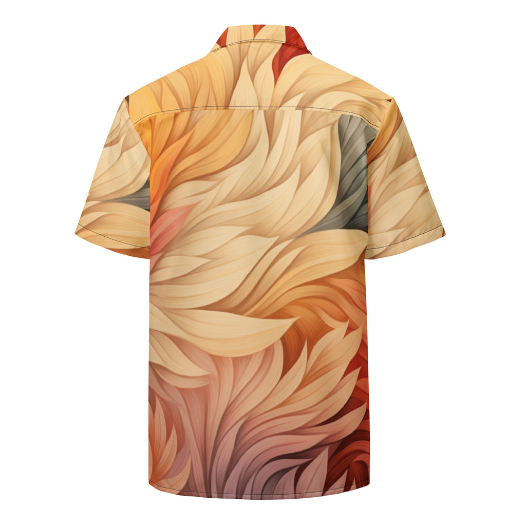 Amazing Fall Button - Up Shirt | Autumn Foliage Shirt - Caster Coast
