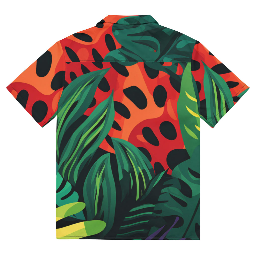 Jungle Fun Button - Up Shirt | Tropical Adventure Shirt - Caster Coast